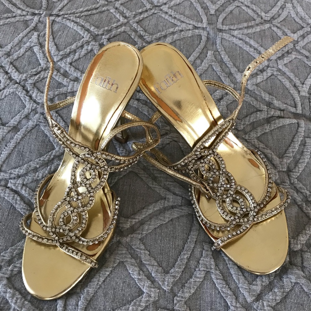 Faith Jeweled 3.5” Stiletto Heels